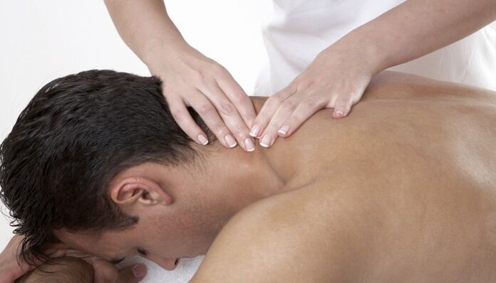 massage voor osteochondrose van de wervelkolom